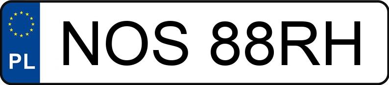 Numer rejestracyjny NOS 88RH posiada VOLKSWAGEN PASSAT 1.9 TDI - NOS88RH