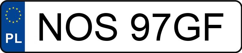 Numer rejestracyjny NOS 97GF posiada OPEL Astra 1.6i Kat. MR`95 GL - NOS97GF Numer rejestracyjny NOS 97GF posiada OPEL Astra 1.6i Kat. MR`95 GL - NOS97GF
