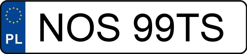 Numer rejestracyjny NOS 99TS posiada BMW X6 - NOS99TS