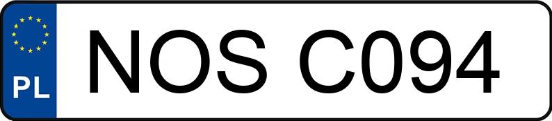 Numer rejestracyjny NOS C094 posiada DAF 1100 10.0t FA DNTD - NOSC094