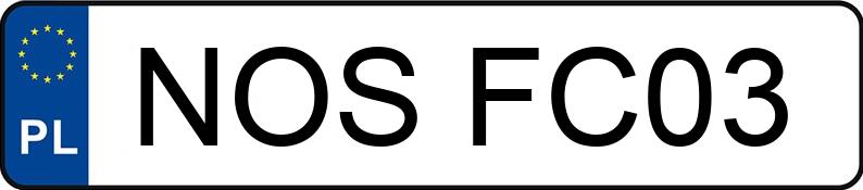 Numer rejestracyjny NOS FC03 posiada CLAAS ARION 660 CMATIC A74 - NOSFC03