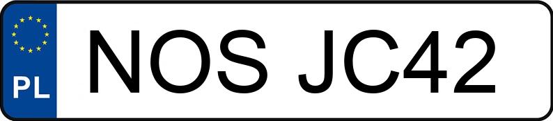 Numer rejestracyjny NOS JC42 posiada TPV TRAILERS TBH - NOSJC42 Numer rejestracyjny NOS JC42 posiada TPV TRAILERS TBH - NOSJC42