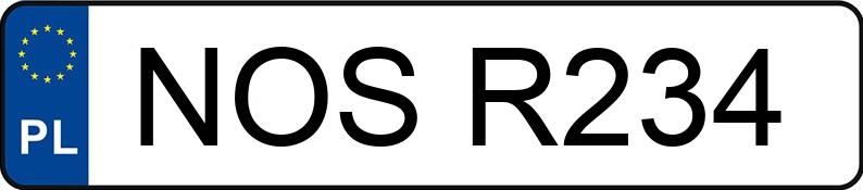 Numer rejestracyjny NOS R234 posiada FS LUBLIN Żuk A16 Diesel 2.5t A161D - NOSR234