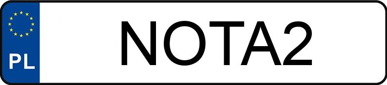 El número de registro NOT A2 tiene ROMET KOMAR - NOTA2