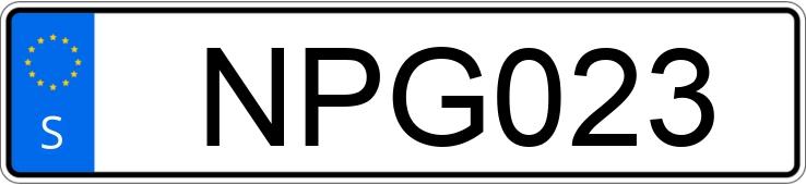 Numer rejestracyjny NPG023 posiada Scania R143HL Ombyggd BI