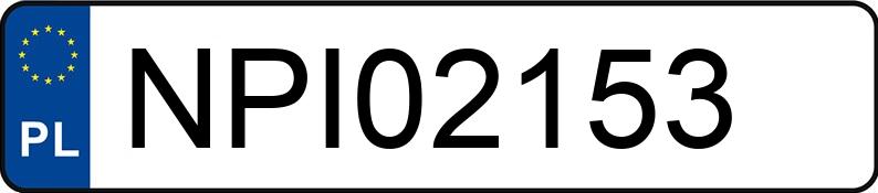 Numer rejestracyjny NPI 02153 posiada SKODA SUPERB - NPI02153 Numer rejestracyjny NPI 02153 posiada SKODA SUPERB - NPI02153