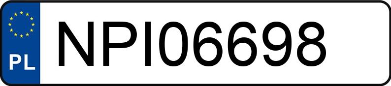 Numer rejestracyjny NPI 06698 posiada OPEL INSIGNIA - NPI06698 Numer rejestracyjny NPI 06698 posiada OPEL INSIGNIA - NPI06698