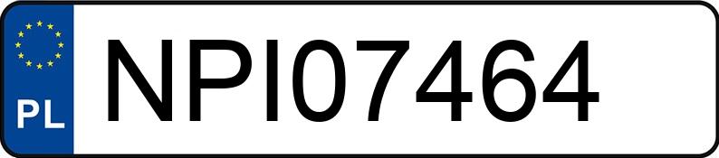 Numer rejestracyjny NPI 07464 posiada VOLKSWAGEN PASSAT - NPI07464