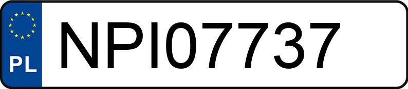 Numer rejestracyjny NPI 07737 posiada NISSAN Qashqai 1.6 MR`07 E4 Tekna - NPI07737