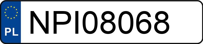 Numer rejestracyjny NPI 08068 posiada VOLKSWAGEN PASSAT - NPI08068 Numer rejestracyjny NPI 08068 posiada VOLKSWAGEN PASSAT - NPI08068