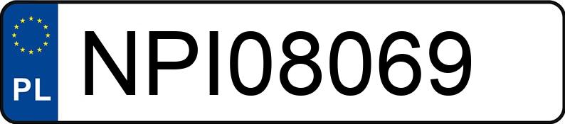 Numer rejestracyjny NPI 08069 posiada VOLKSWAGEN GOLF - NPI08069