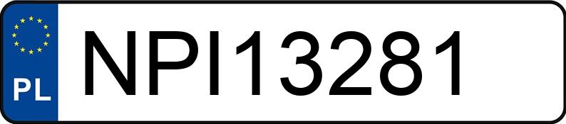 Numer rejestracyjny NPI 13281 posiada BMW 523i MR`03 E4 E60 - NPI13281 Numer rejestracyjny NPI 13281 posiada BMW 523i MR`03 E4 E60 - NPI13281