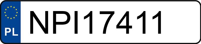Numer rejestracyjny NPI 17411 posiada BMW 116I - NPI17411 Numer rejestracyjny NPI 17411 posiada BMW 116I - NPI17411
