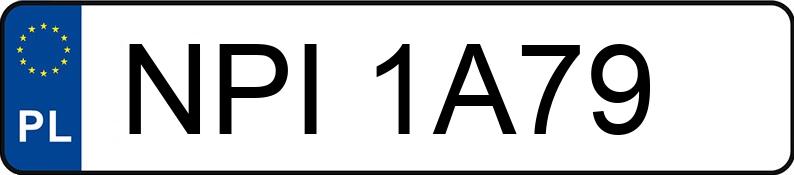 Numer rejestracyjny NPI 1A79 posiada BMW 525i 24V Kat. E34 525i 24V Kat. E34 - NPI1A79