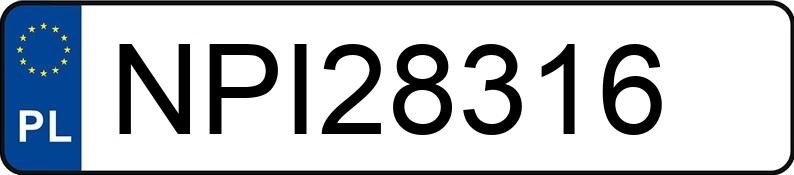 Numer rejestracyjny NPI 28316 posiada TOYOTA TOYOTA YARIS CROSS - NPI28316