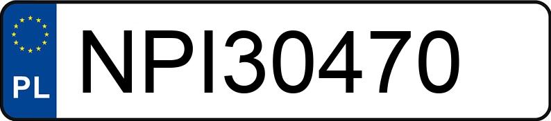 Numer rejestracyjny NPI 30470 posiada SKODA OCTAVIA - NPI30470