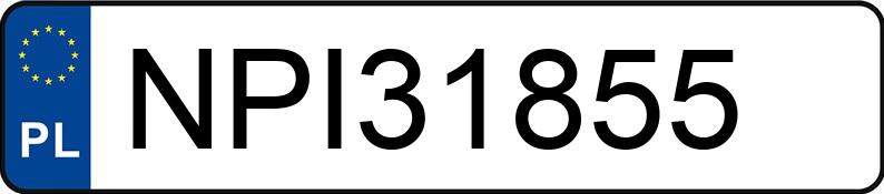 Numer rejestracyjny NPI 31855 posiada NISSAN Micra K12 1.2 MR`06 E4 Visia - NPI31855 Numer rejestracyjny NPI 31855 posiada NISSAN Micra K12 1.2 MR`06 E4 Visia - NPI31855