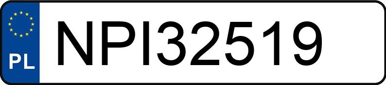 Numer rejestracyjny NPI 32519 posiada BMW 320D - NPI32519