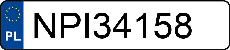 Numer rejestracyjny NPI 34158 posiada OPEL MOKKA X - NPI34158 Numer rejestracyjny NPI 34158 posiada OPEL MOKKA X - NPI34158