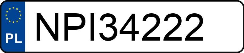 Numer rejestracyjny NPI 34222 posiada HYUNDAI IX35 - NPI34222