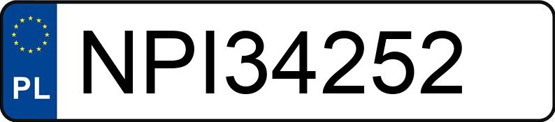 Numer rejestracyjny NPI 34252 posiada AUDI A3 Sportback 1.9 TDi DPF MR`04 E4 8P - NPI34252