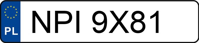 Numer rejestracyjny NPI 9X81 posiada VOLKSWAGEN Golf IV 1.9 TDI MR`97 Highline - NPI9X81