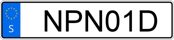 Numer rejestracyjny NPN01D posiada Fiat 500