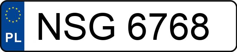 Numer rejestracyjny NSG 6768 posiada FSO 125 - NSG6768 Numer rejestracyjny NSG 6768 posiada FSO 125 - NSG6768
