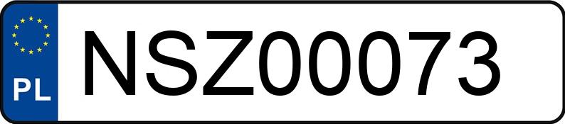 Numer rejestracyjny NSZ 00073 posiada SKODA SUPERB - NSZ00073 Numer rejestracyjny NSZ 00073 posiada SKODA SUPERB - NSZ00073