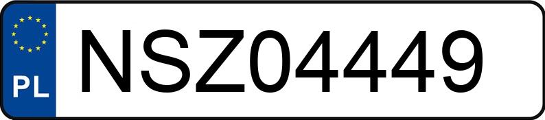 Numer rejestracyjny NSZ 04449 posiada SKODA OCTAVIA - NSZ04449