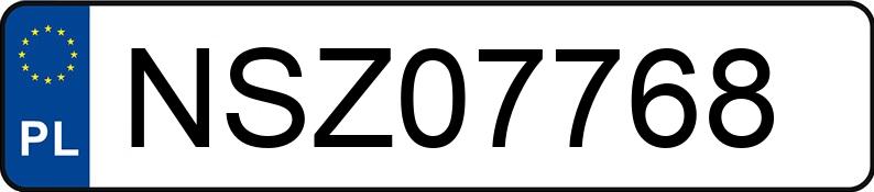 Numer rejestracyjny NSZ 07768 posiada BMW 340I - NSZ07768