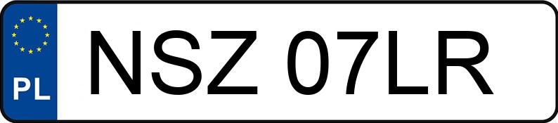 Numer rejestracyjny NSZ 07LR posiada AUDI A6 - NSZ07LR Numer rejestracyjny NSZ 07LR posiada AUDI A6 - NSZ07LR