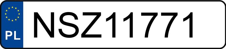 Numer rejestracyjny NSZ 11771 posiada MERCEDES-BENZ C 300 - NSZ11771