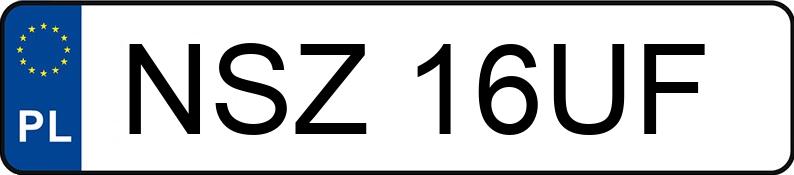 Numer rejestracyjny NSZ 16UF posiada SKODA FABIA - NSZ16UF Numer rejestracyjny NSZ 16UF posiada SKODA FABIA - NSZ16UF