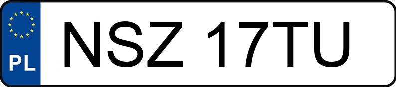 Numer rejestracyjny NSZ 17TU posiada MAZDA 2 - NSZ17TU