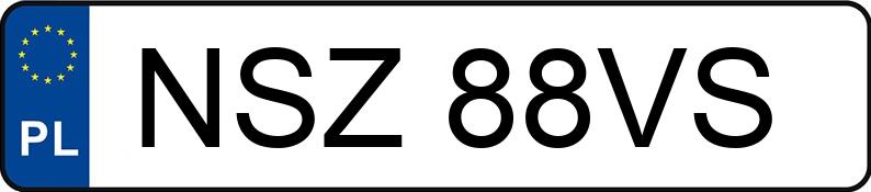 Numer rejestracyjny NSZ 88VS posiada AUDI A4 1.9 TDi Kat. MR`00 E3 8E A4 1.9 TDi Kat. MR`00 E3 8E - NSZ88VS