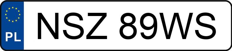 Numer rejestracyjny NSZ 89WS posiada TOYOTA COROLLA 2.0 D - NSZ89WS