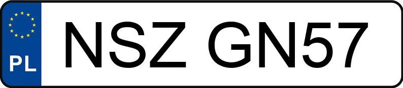 Numer rejestracyjny NSZ GN57 posiada AUDI A6 - NSZGN57 Numer rejestracyjny NSZ GN57 posiada AUDI A6 - NSZGN57