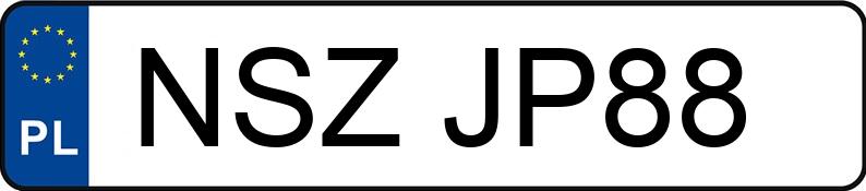Numer rejestracyjny NSZ JP88 posiada BMW 320 I - NSZJP88