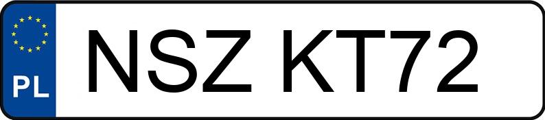 Numer rejestracyjny NSZ KT72 posiada AUDI A4 - NSZKT72 Numer rejestracyjny NSZ KT72 posiada AUDI A4 - NSZKT72