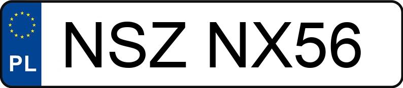Numer rejestracyjny NSZ NX56 posiada TOYOTA AVENSIS - NSZNX56