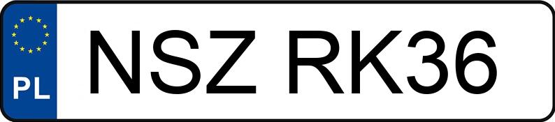 Numer rejestracyjny NSZ RK36 posiada SEAT Leon 2.0 MR`05 E4 1P Stylance Tiptronic - NSZRK36