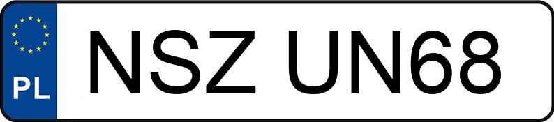 Numer rejestracyjny NSZ UN68 posiada VOLKSWAGEN Golf IV 1.6 MR`97 Highline Aut. - NSZUN68