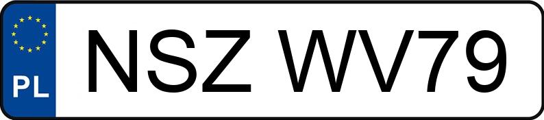 Numer rejestracyjny NSZ WV79 posiada VOLVO XC60 - NSZWV79