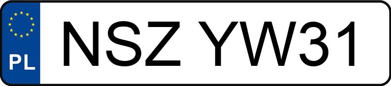 Numer rejestracyjny NSZ YW31 posiada BMW 320 - NSZYW31 Numer rejestracyjny NSZ YW31 posiada BMW 320 - NSZYW31