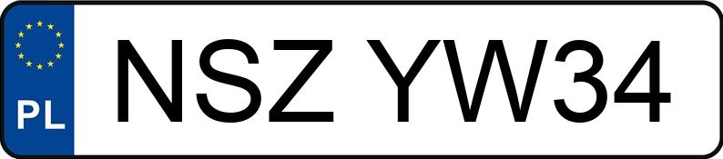 Numer rejestracyjny NSZ YW34 posiada BMW 520i Kat. MR`01 E39 520i Kat. MR`01 E39 - NSZYW34