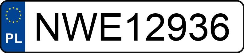 Numer rejestracyjny NWE 12936 posiada FORD S-MAX - NWE12936 Numer rejestracyjny NWE 12936 posiada FORD S-MAX - NWE12936