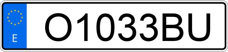 Numer rejestracyjny O1033BU posiada BMW SERIE 3 Numer rejestracyjny O1033BU posiada BMW SERIE 3