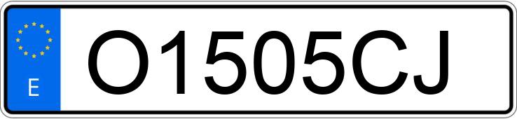 Numer rejestracyjny O1505CJ posiada KIA SPORTAGE