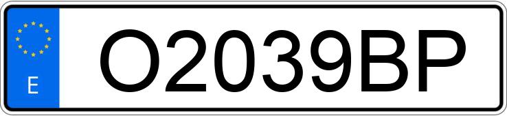 Numer rejestracyjny O2039BP posiada LAND ROVER RANGE ROVER